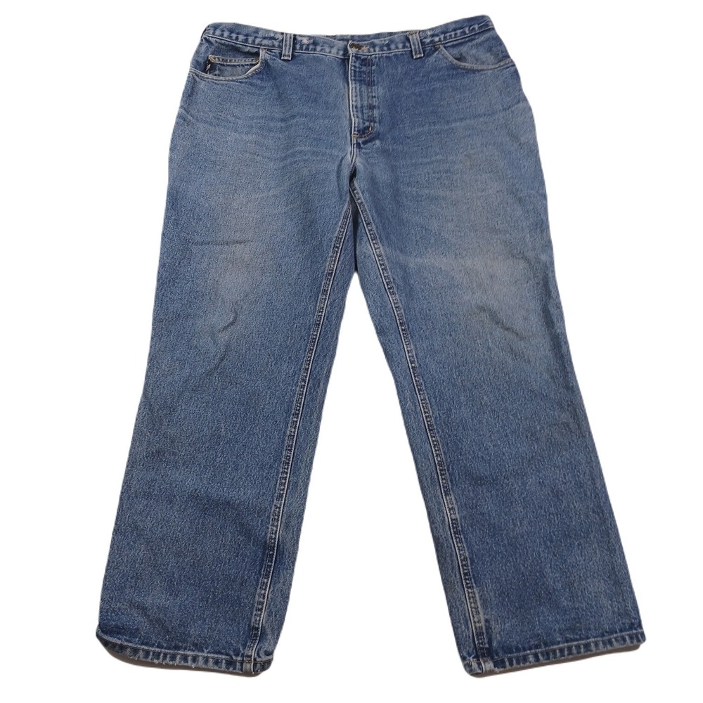 Carhartt FR Jeans Mens 40x30 Blue Cotton Flame Resistant 280-83 Work Pants‎